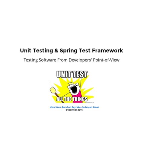 spring testing methods|spring testing framework.